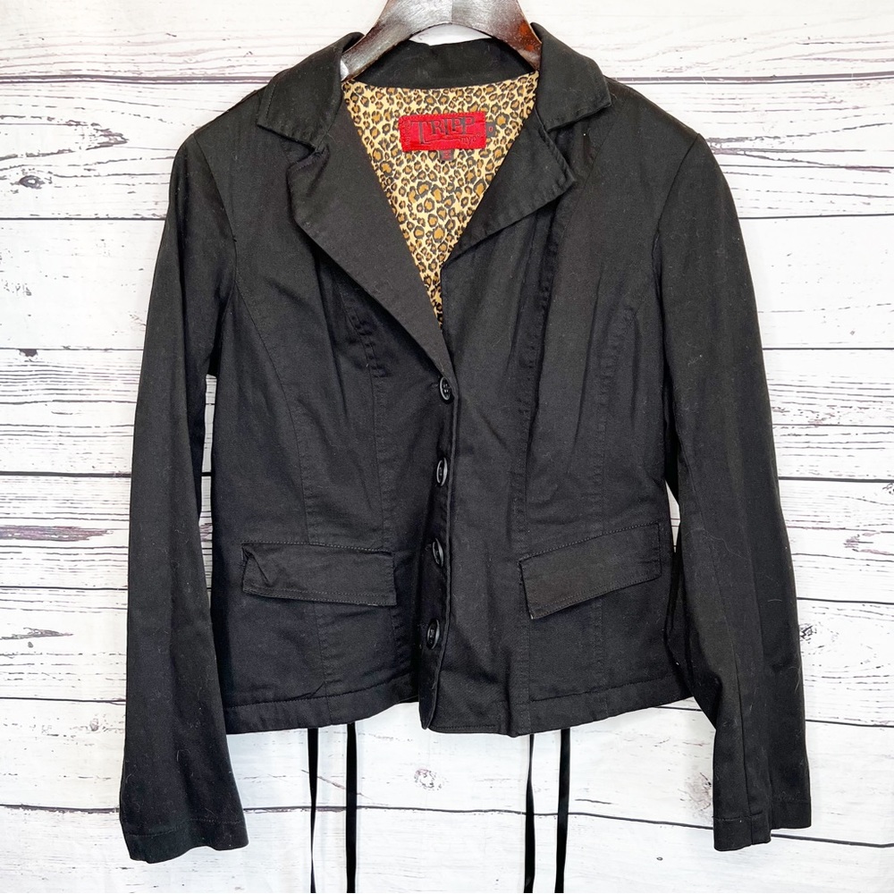 Tripp NYC blazer jacket with corset detail